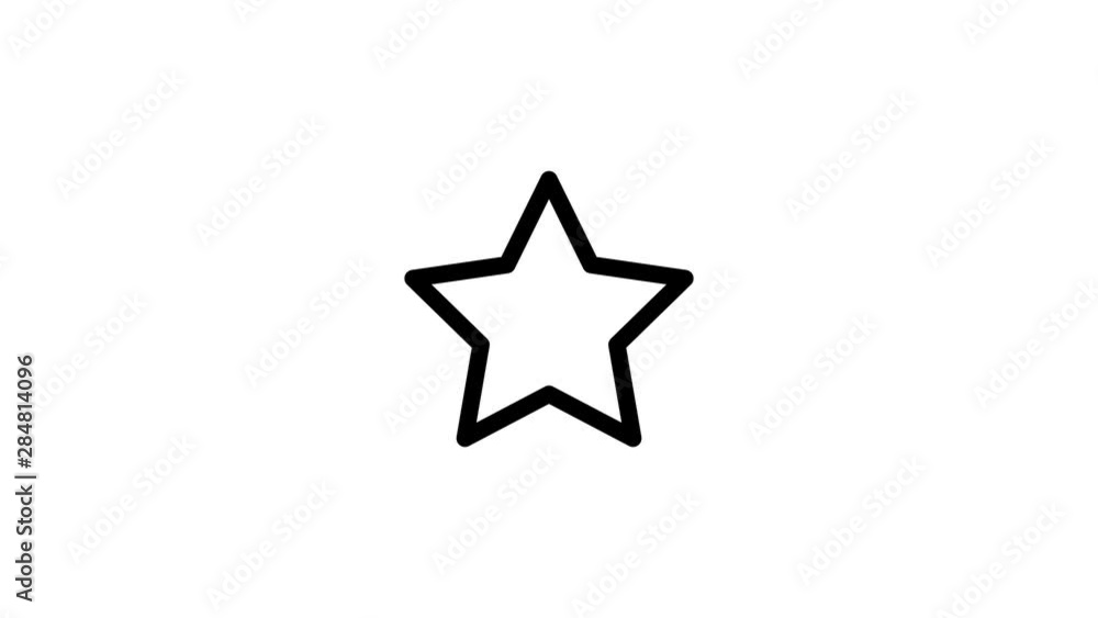 Star icon isolated on white background. Star icon isolated on white background.