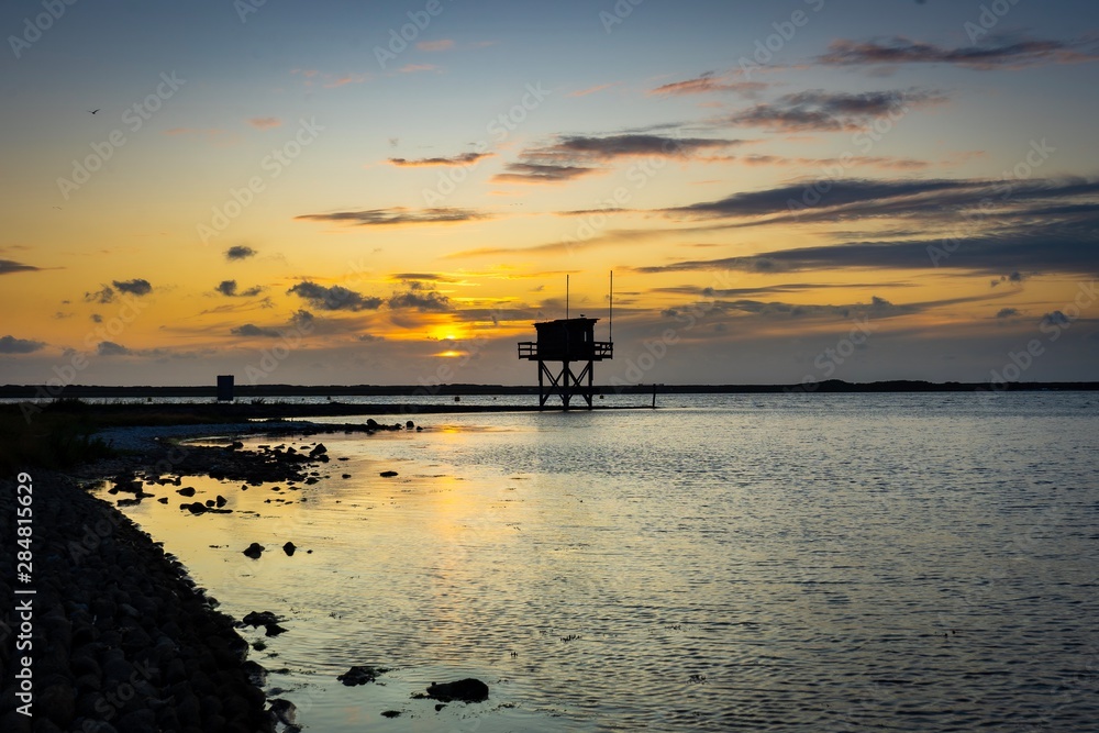 sunset at Scharendijke Zeeland, Netherlands