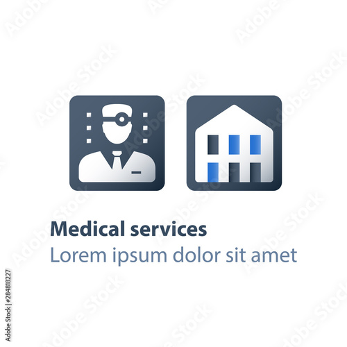 Health care worker, hospital doctor, medical services, stationary treatment, rehabilitation center