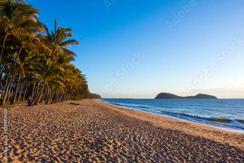 Fotografie Beautiful Palm Cove beach near Cairns in Far North Queensland, Australia,  is a