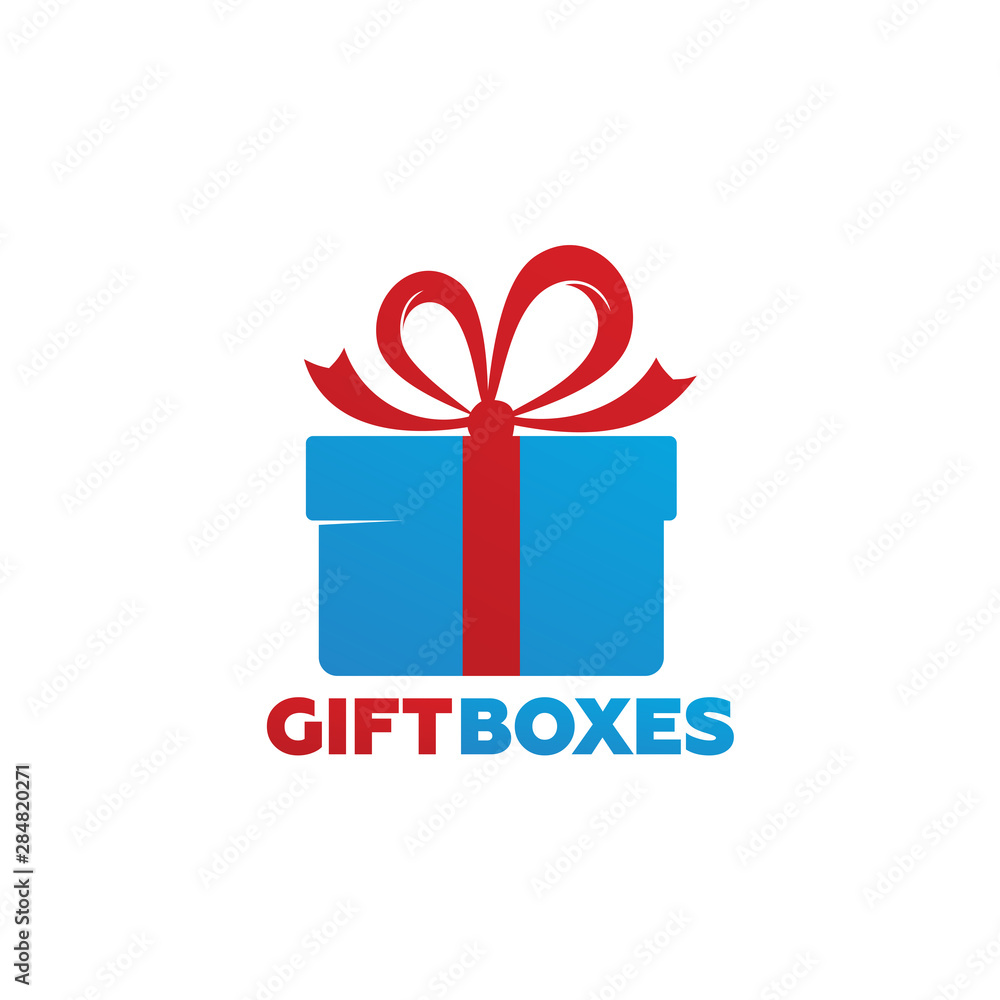Gift Boxes Logo Template Design Vector, Emblem, Design Concept, Creative Symbol, Icon Gift Boxes Logo Template Design Vector, Emblem, Design Concept, Creative Symbol, Icon
