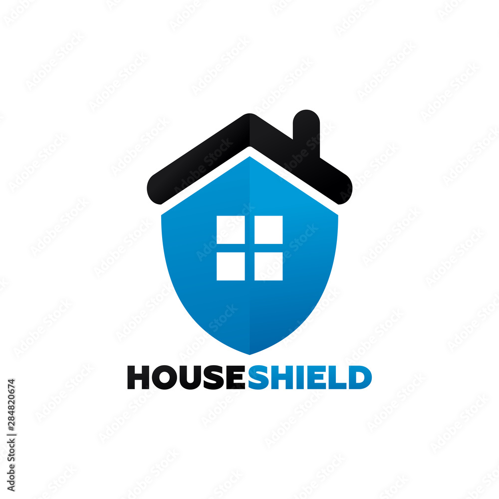 House Shield Logo Template Design Vector, Emblem, Design Concept, Creative Symbol, Icon House Shield Logo Template Design Vector, Emblem, Design Concept, Creative Symbol, Icon