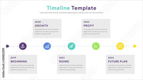 Infographic elements for content, diagram, flowchart, steps, parts, timeline, workflow, chart with five options. Vector illustration