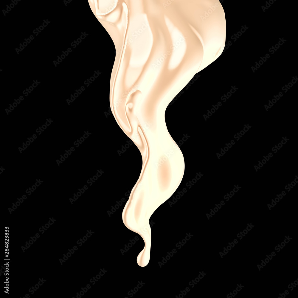 Splash of gold fluid. 3d illustration, 3d rendering. Splash of gold fluid. 3d illustration, 3d rendering.