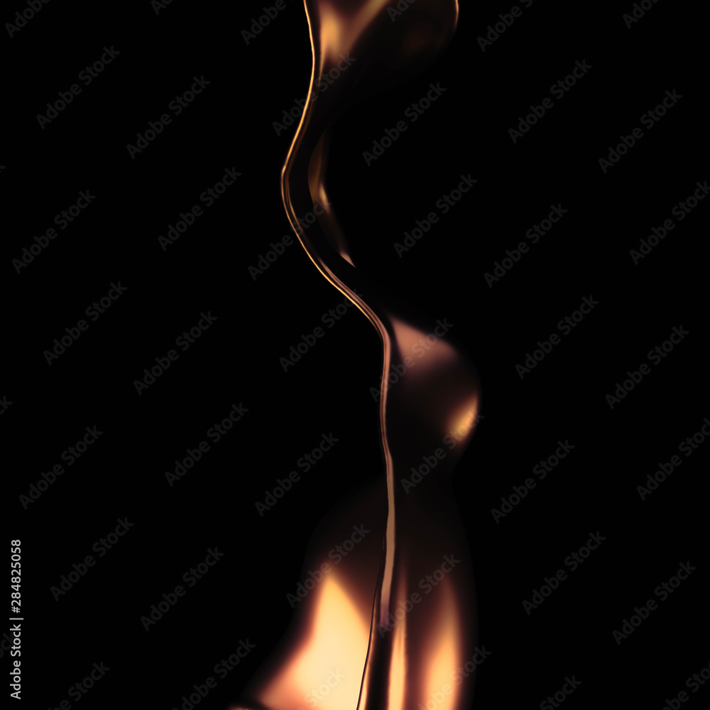 Splash of gold fluid. 3d illustration, 3d rendering. Splash of gold fluid. 3d illustration, 3d rendering.
