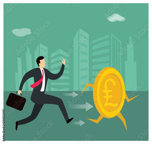 Lira coin Running, Italy Currency