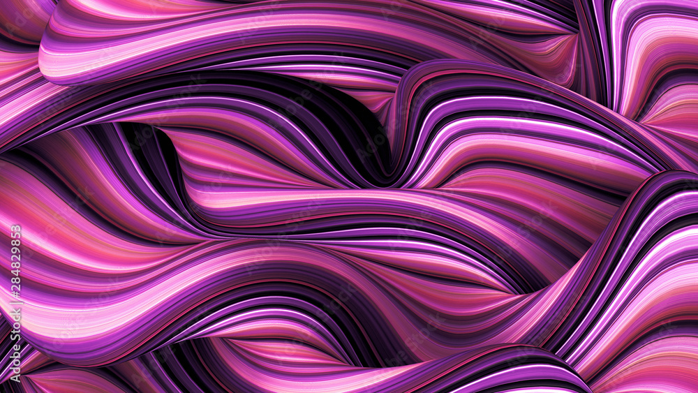 Obraz premium Line background. 3d illustration, 3d rendering.