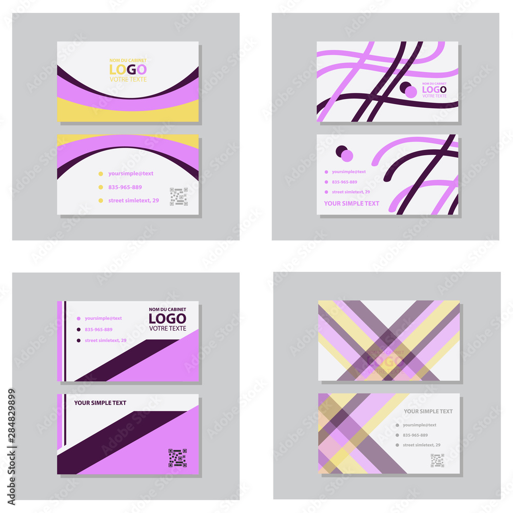 Creative and Clean Business Card Template. Flat Design Vector Illustration. Stationery Design Creative and Clean Business Card Template. Flat Design Vector Illustration. Stationery Design