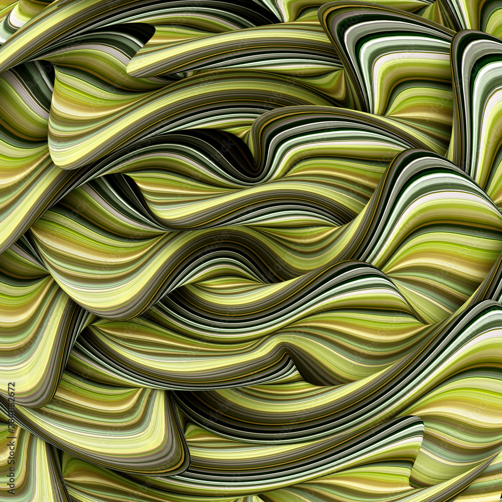 Naklejka premium Line background. 3d illustration, 3d rendering.