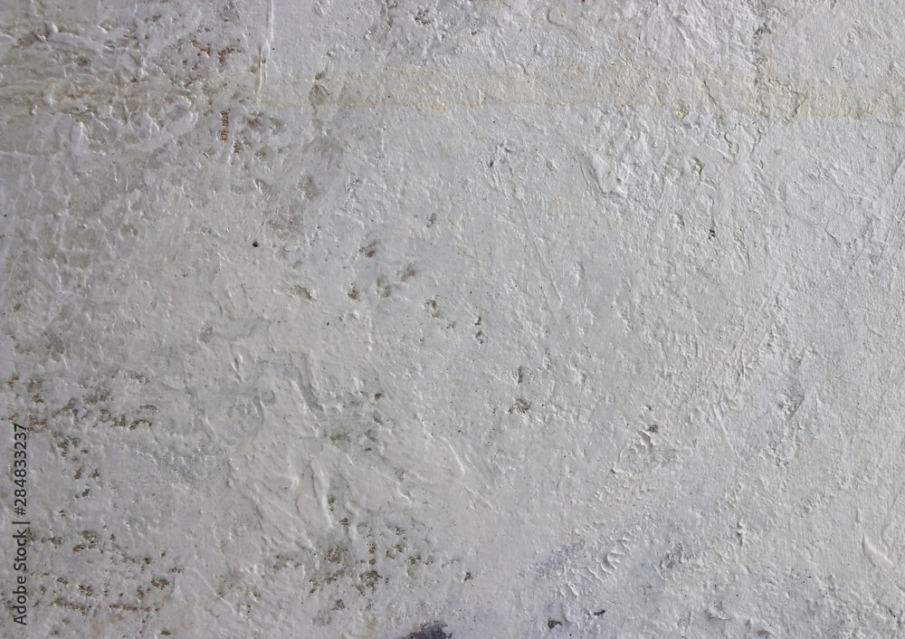 Fototapeta premium Art abstract background. Acrylic on fiber. Brushstrokes of paint. Wall textures.