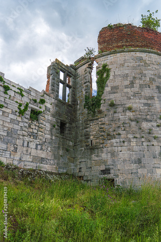 Ruins of castle Hierges photo