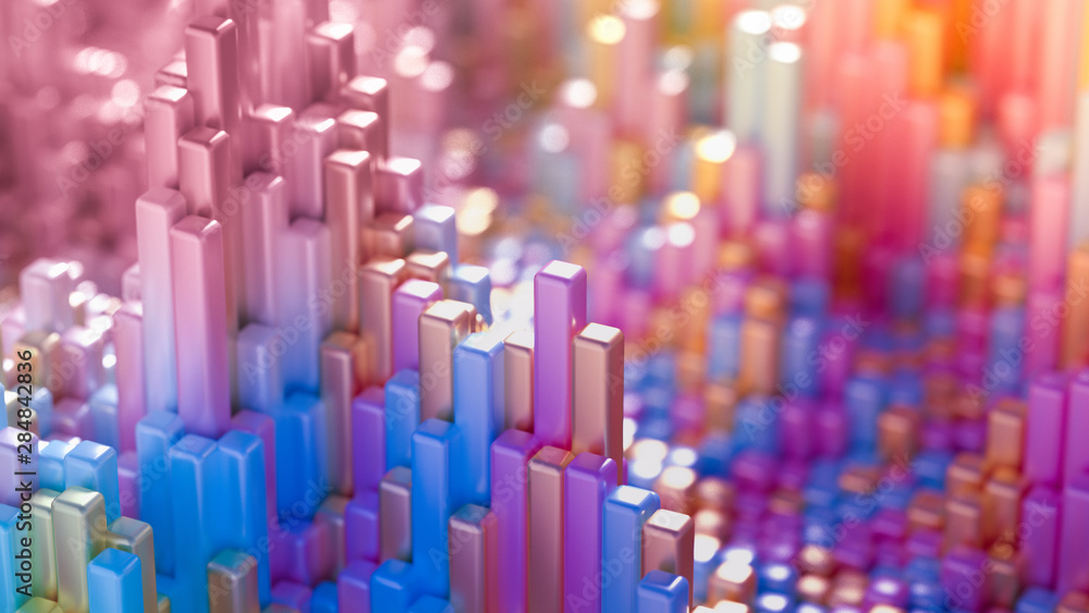 Technology geometry abstraction background. 3d illustration, 3d rendering. Technology geometry abstraction background. 3d illustration, 3d rendering.