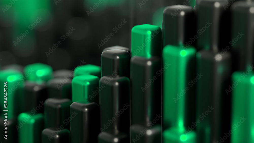 Technology geometry abstraction background. 3d illustration, 3d rendering. Technology geometry abstraction background. 3d illustration, 3d rendering.