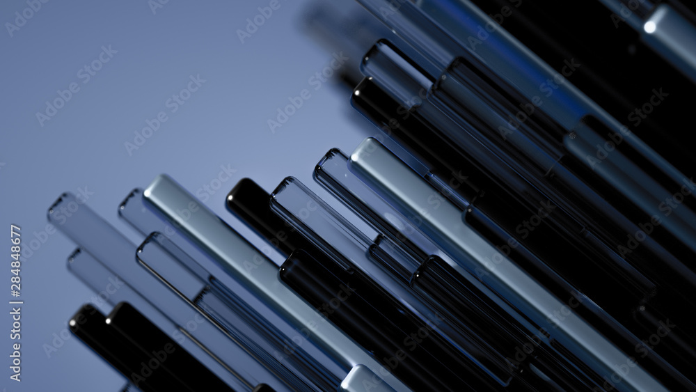 custom made wallpaper toronto digitalTechnology geometry abstraction background. 3d illustration, 3d rendering.