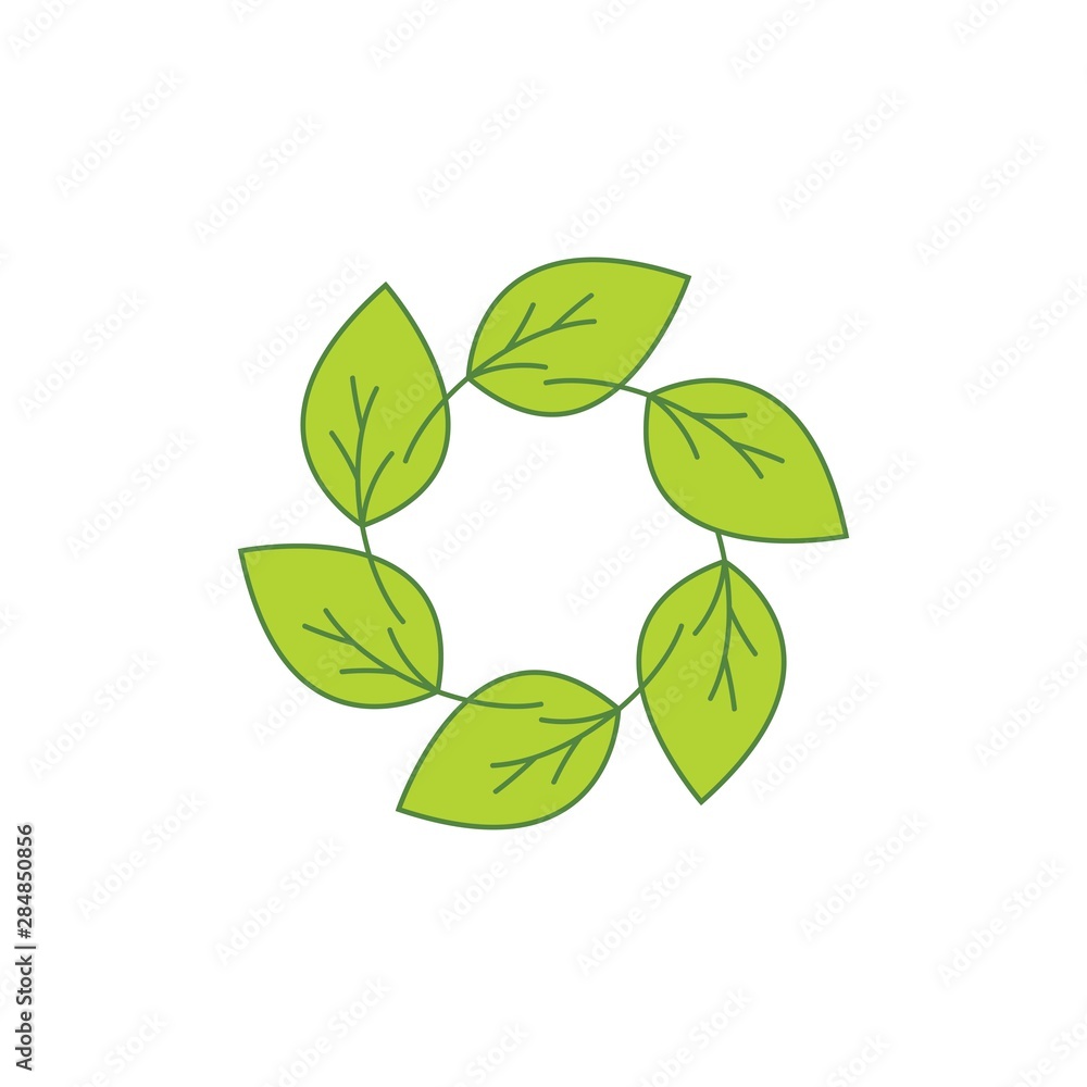 Green leaf logo Green leaf logo