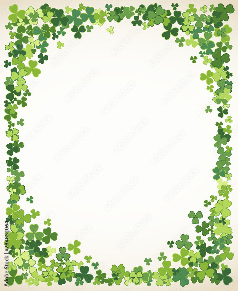 Saint Patrick's Day frame background Saint Patrick's Day frame background
