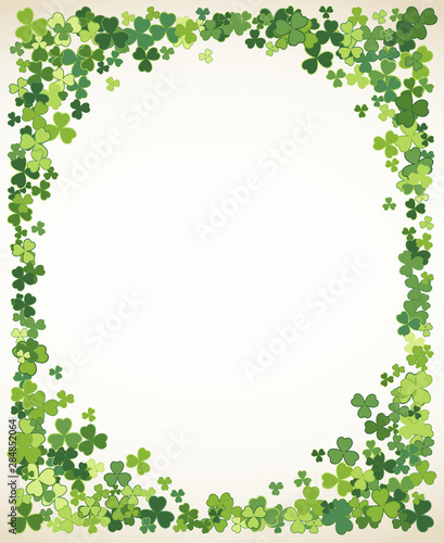 Saint Patrick's Day frame background