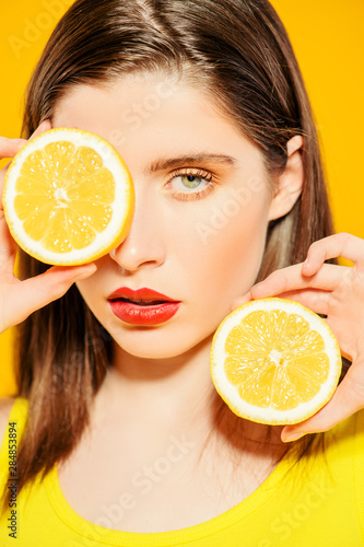 girl with orange