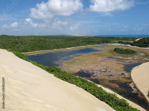 Genipabu lagoon landscape - Natal northeast of Brazil photo