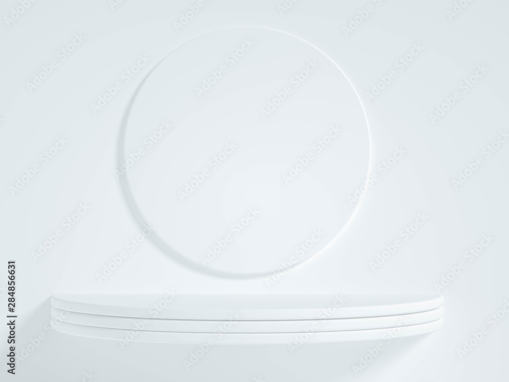 Minimalism abstract background, pedestal. 3d illustration, 3d rendering. Minimalism abstract background, pedestal. 3d illustration, 3d rendering.