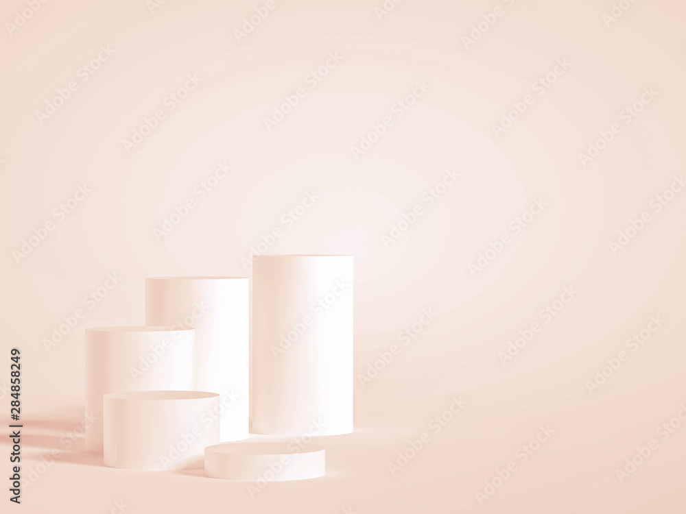 Minimalism abstract background, pedestal. 3d illustration, 3d rendering. Minimalism abstract background, pedestal. 3d illustration, 3d rendering.