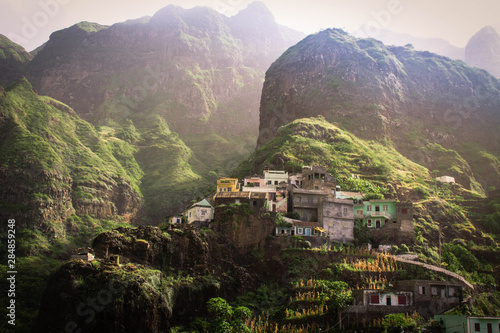 Photography Fontainhas, kleiner Ort auf Santo Antão, Cape Verde, West Africa