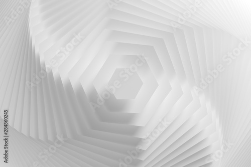 Fototapeta Naklejka Na Ścianę i Meble -  abstract hexagon background as template - 3D Illustration