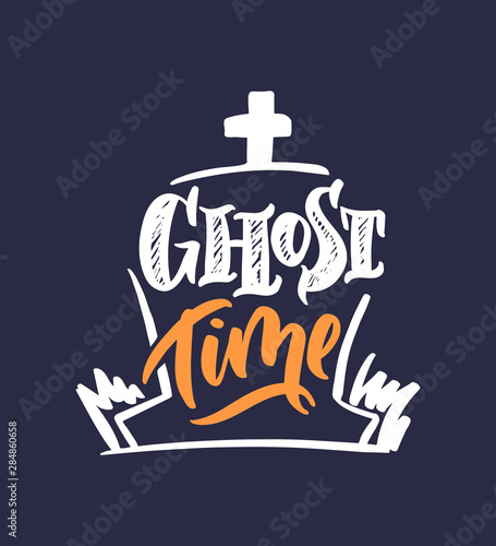 Halloween logo, lettering, phrases