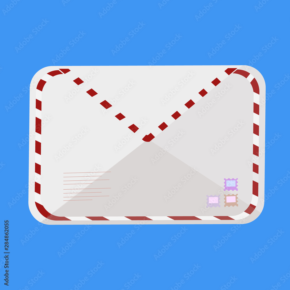 Mailing list with red-white Mailing list with red-white