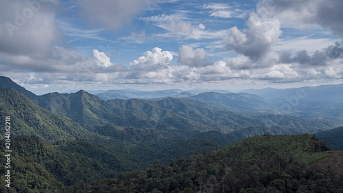 Mountain and nature near Phu Soi Dao, Uttaradit Province, Thailand.