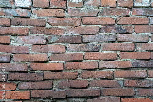 Background image. Photo of old vintage brick wall