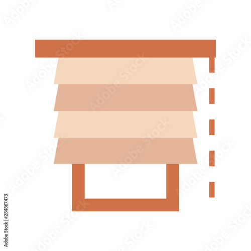 Color icon blind. Simple vector illustration with ability to change.