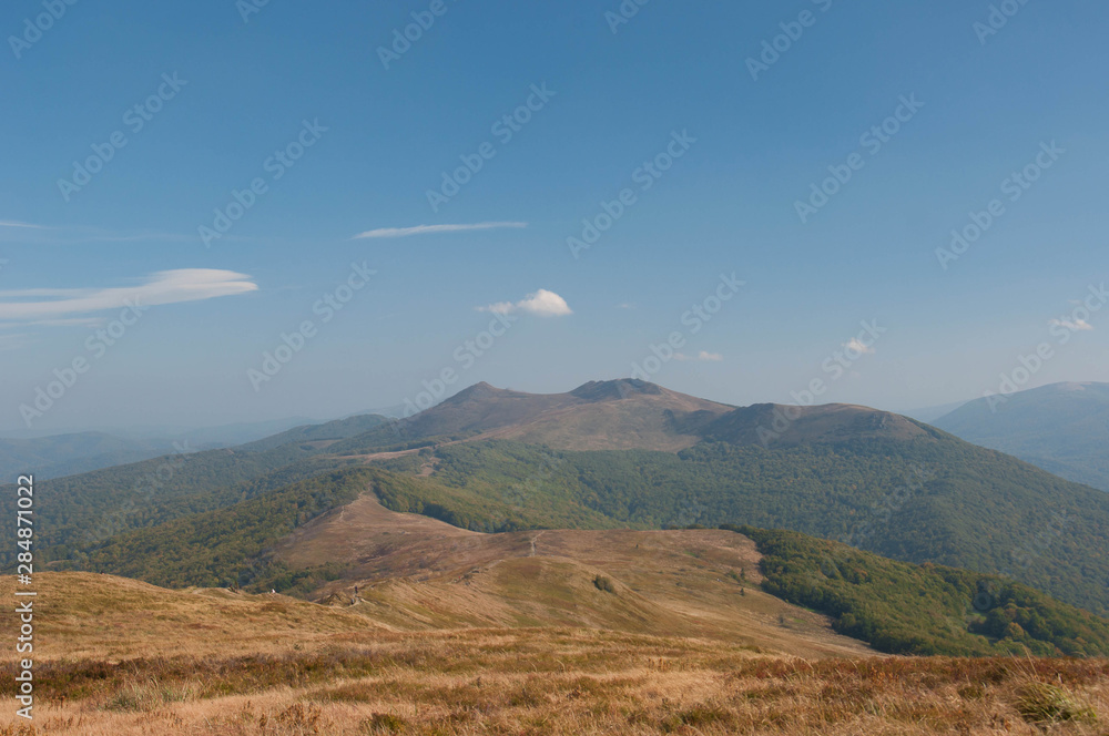 Obraz premium Bieszczady w południowo-wschodniej Polsce