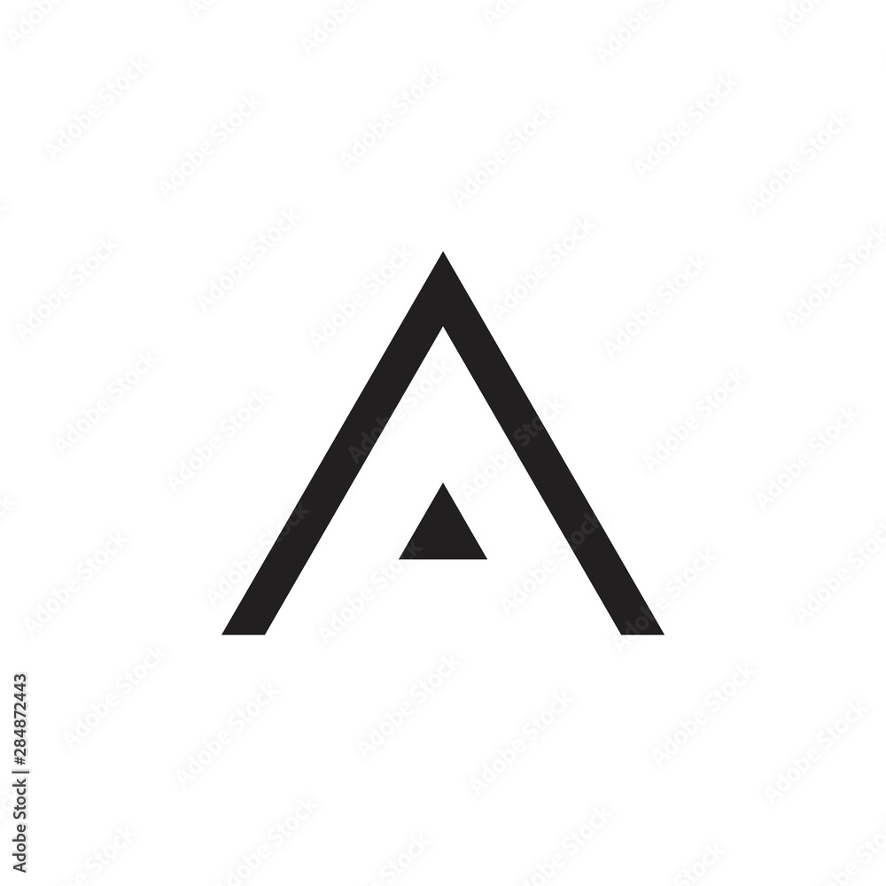 triangle arrow simple geometric logo vector triangle arrow simple geometric logo vector