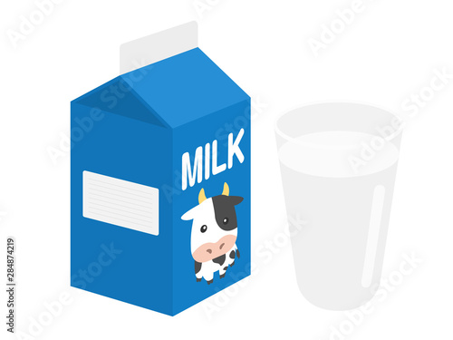 牛乳のイラスト