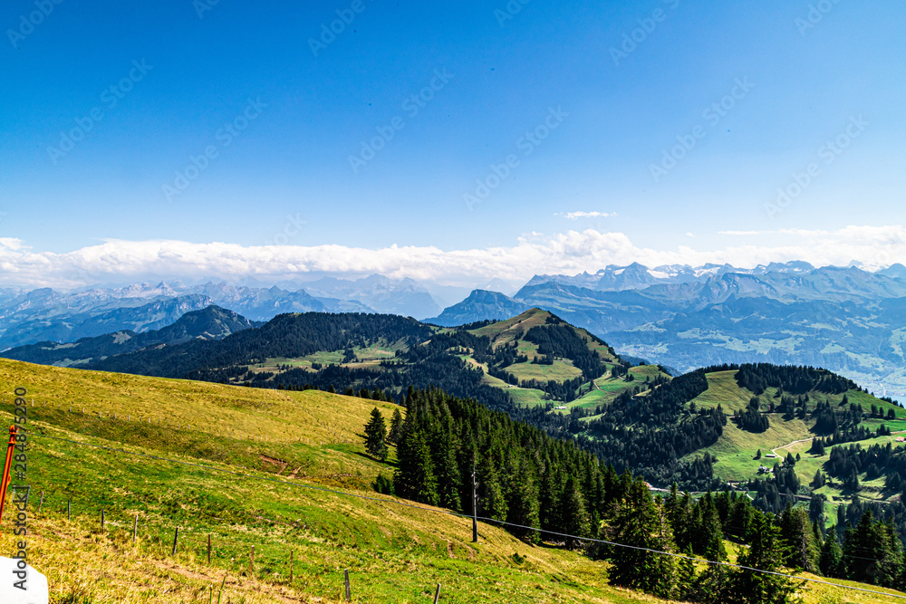 Beautiful view on Swiss Alps Beautiful view on Swiss Alps