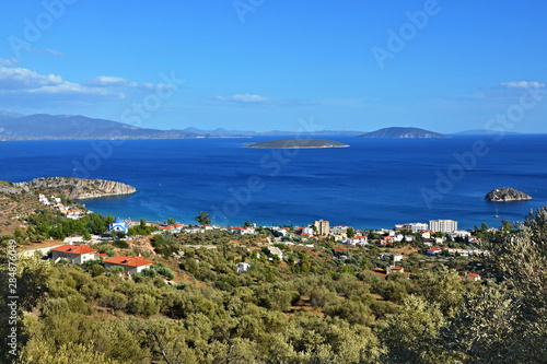 Greece Tolo-view on the Tolo islands Koronisi and Plateia