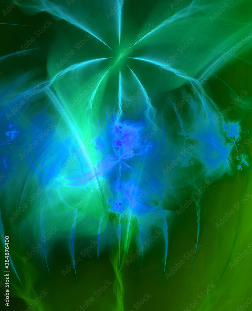 Abstract fractal background made out of clouds and nebula and abstract stars Abstract fractal background made out of clouds and nebula and abstract stars