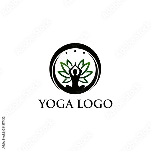 Yoga Logo Images Stock Vectors 