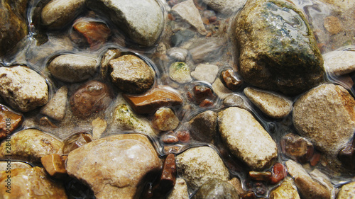 stones on the river coast