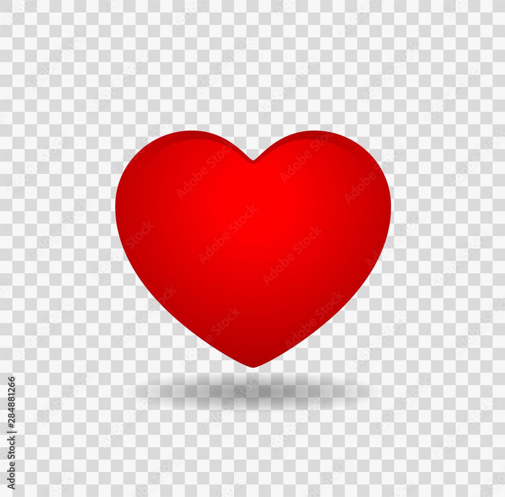 Heart Red Color Happy Valentine's Day Greeting Template Isolate On transparent Background,Vector Illustration Heart Red Color Happy Valentine's Day Greeting Template Isolate On transparent Background,Vector Illustration