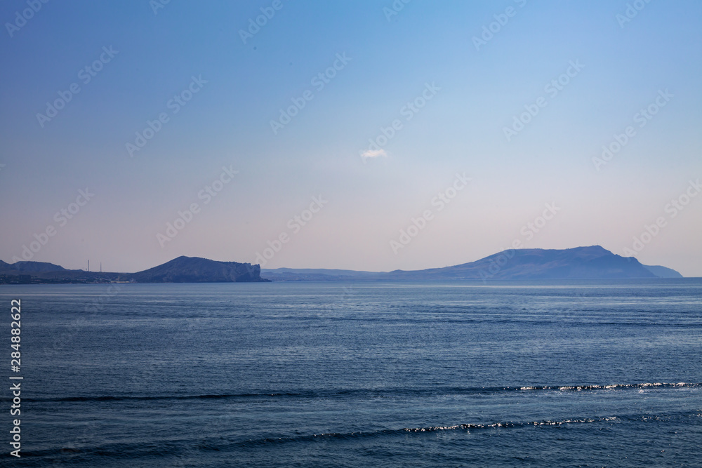 calm sea blue landscape