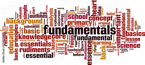 Fundamentals word cloud