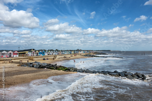 Fotografia Beach huts on Southwold beach in Suffolk England