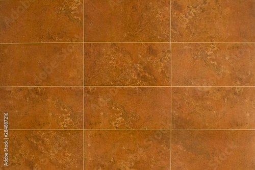 Floor beige tiles.