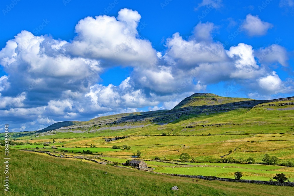 Ingleborough is the final challenge of the famous three peaks.  This view of it is taken within Ingleton.