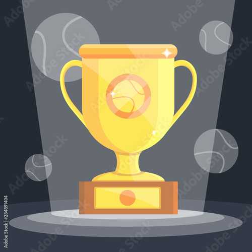 sport tennis trophy