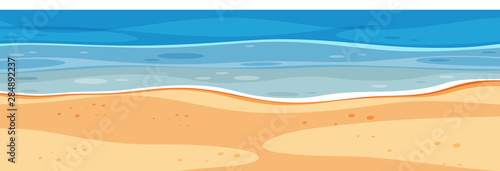 Landscape background with blue sea