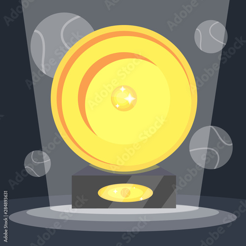 sport tennis trophy