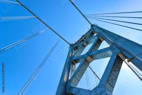 Fototapeta Naklejka Na Ścianę i Meble -  San Francisco-Oakland Bay Bridge Tower